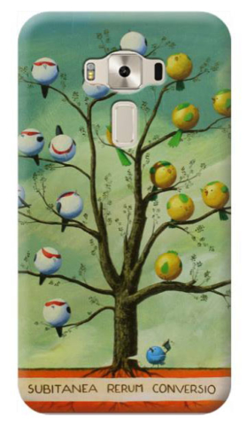 © Paolo Rui; smartphone cover, Subitanea Rerum Conversio, tree, birds, democracy